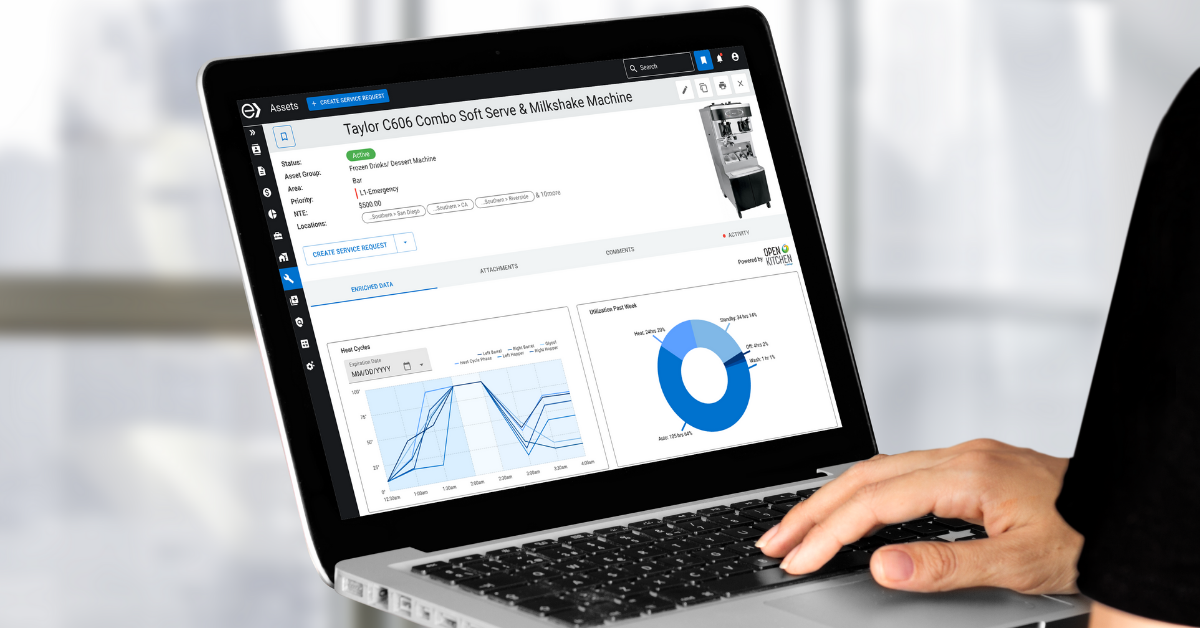 screenshot of Ecotrak Facility Management Software